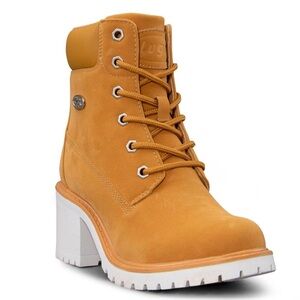 LUGS Clove Women’s Heeled Combat Boots